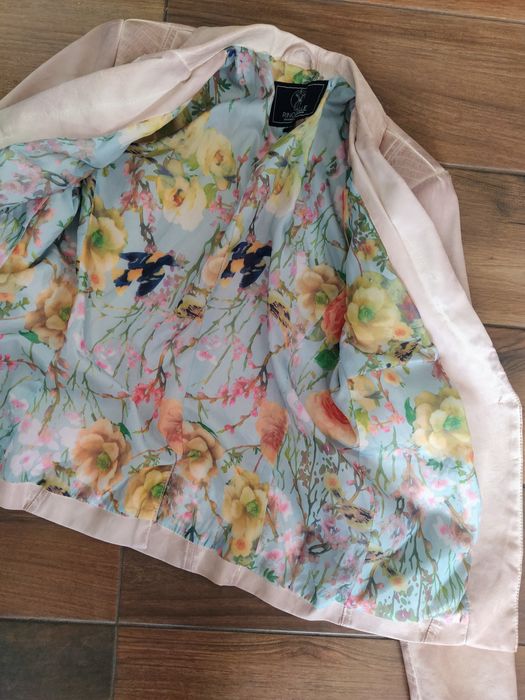 Kurtka przejściowa żakiet damski skóra Rino Pelle Zalando 38 M S 36