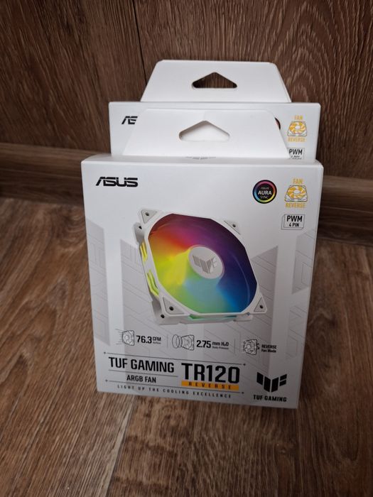 Кулер для корпуса (2шт). Asus TUF TR120 ARGB Reverse.