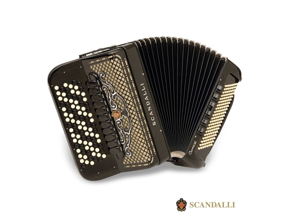 Akordeon Scandalli Cromo VI Balkan styl bałkański, kanałowy
