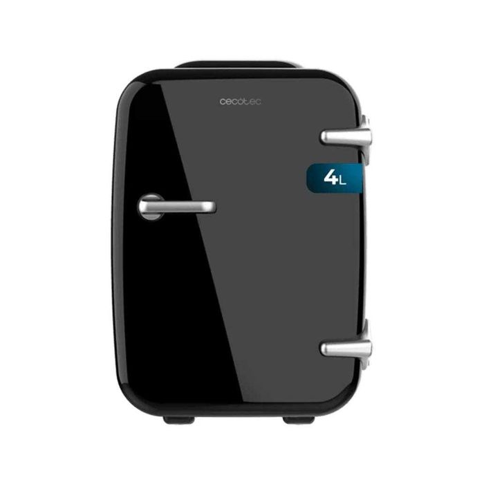 Mini frigorifico portátil com capacidade de 4 litros, preto, por encomenda.