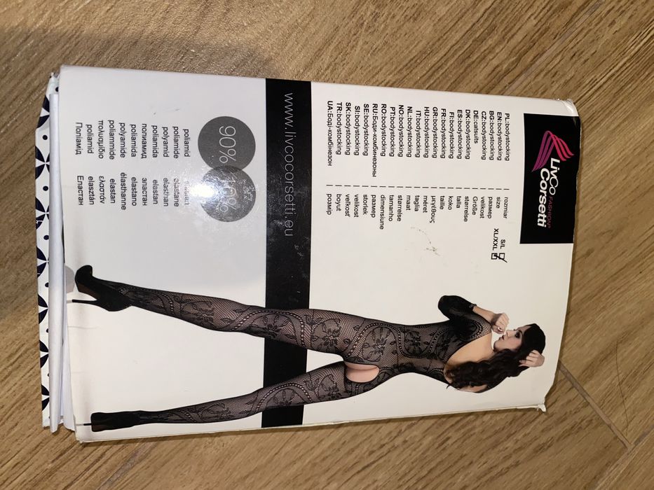 Sprzedam  czarne body LivCo Corsetti Zita nowe