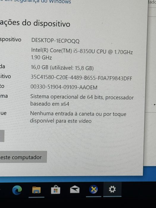Hp 640 g4 i5 8 geracao