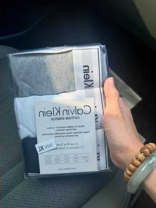 Calvin Klein Męskie bawełniane majtki - 3 sztuki, uniwersalne