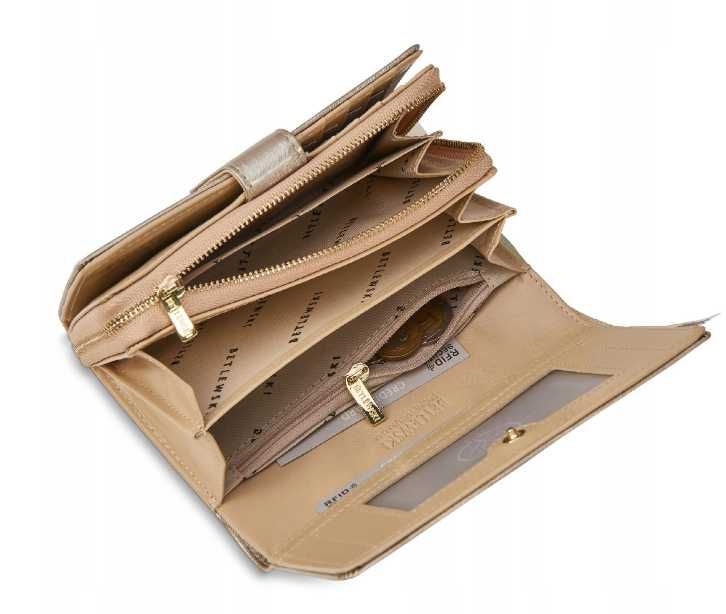 Betlewski portfel skóra naturalna wielokolorowy BPD-FTS-513 ttst48