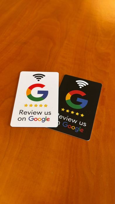Cartões Google  NFC para negócios