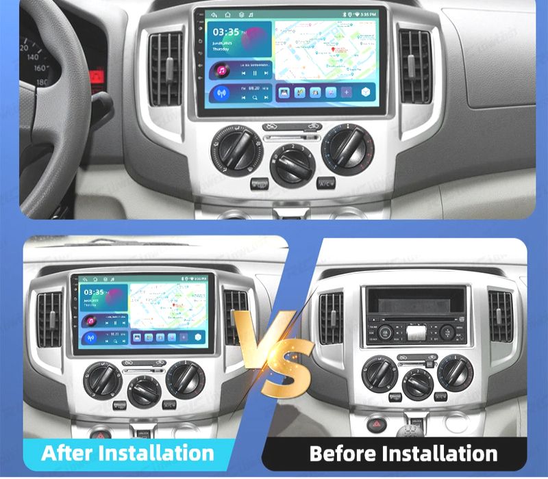 RÁDIO GPS ANDROID 13 NISSAN NV200 14-
