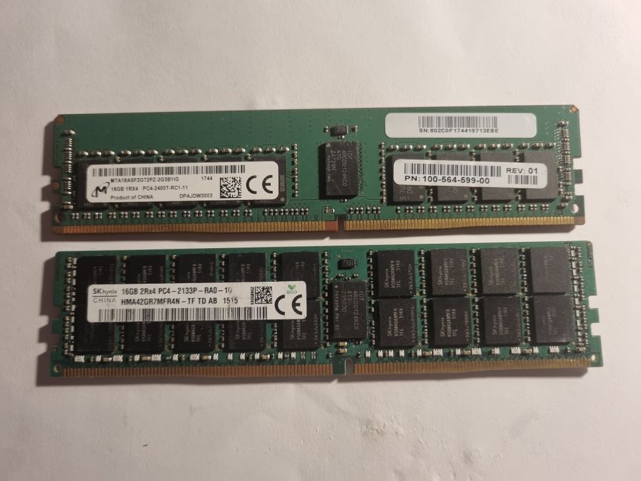 ddr4 на 16GB  2400, серверна оперативна пам'ять