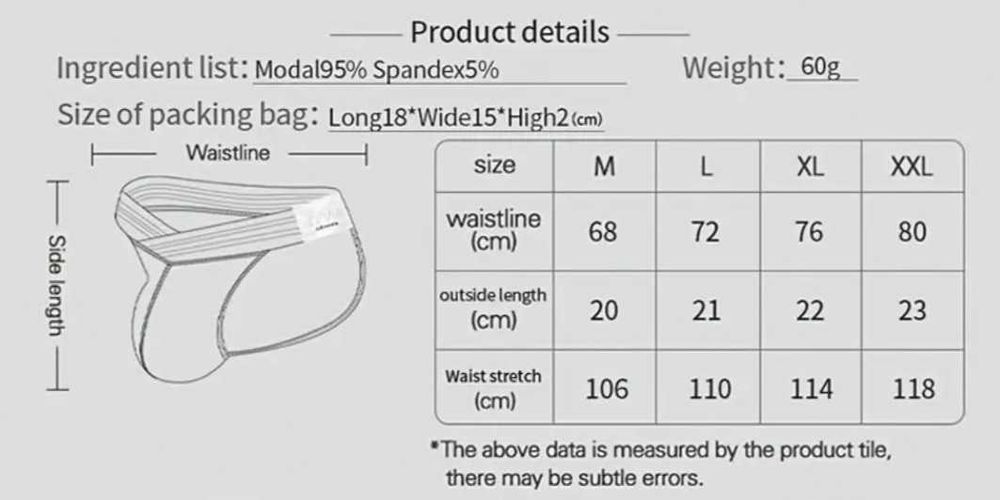 3-pack Stylowe slipy męskie ADANNU M