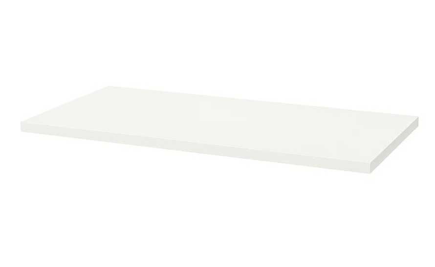 Tampo, branco para secretária, 120x60 cm LAGKAPTEN IKEA