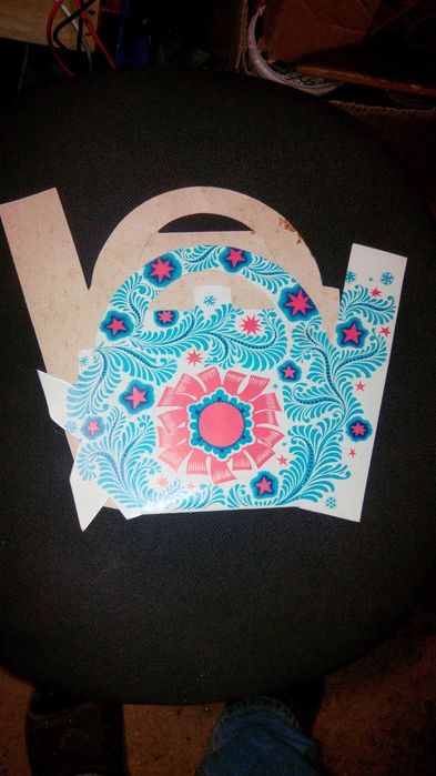 Упаковка для новогоднего подарка времен СССР