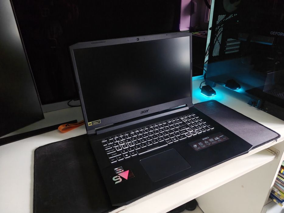 Laptop gamingowy acer nitro 5 AN517-41, RTX 3080, Ryzen 7 5800H