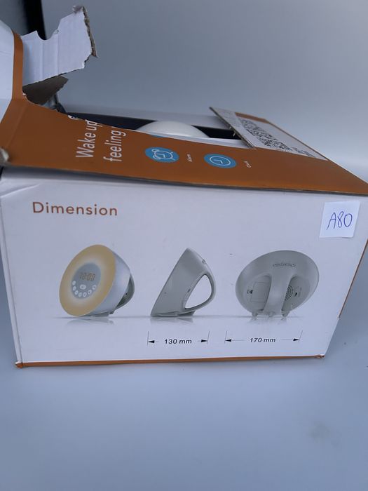 Budzik zegar radio A80