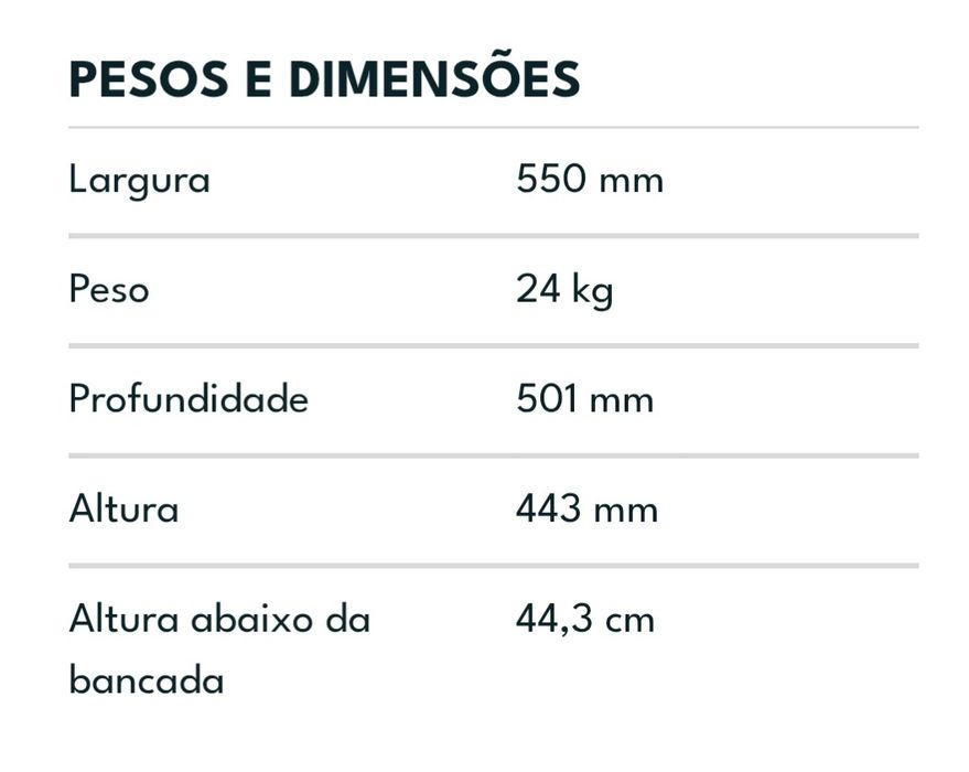 Máquina de lavar louça pequena