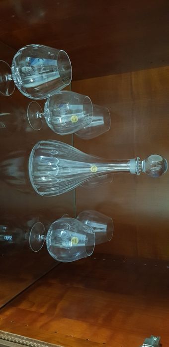 Conjunto whisky cristal Capri