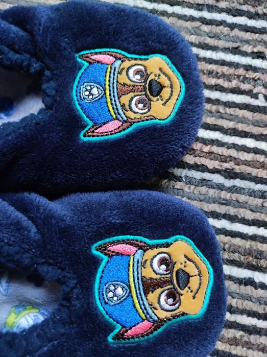 Капці стелька 17 см Щенячий патруль дитячі домашні плюшеві тапки