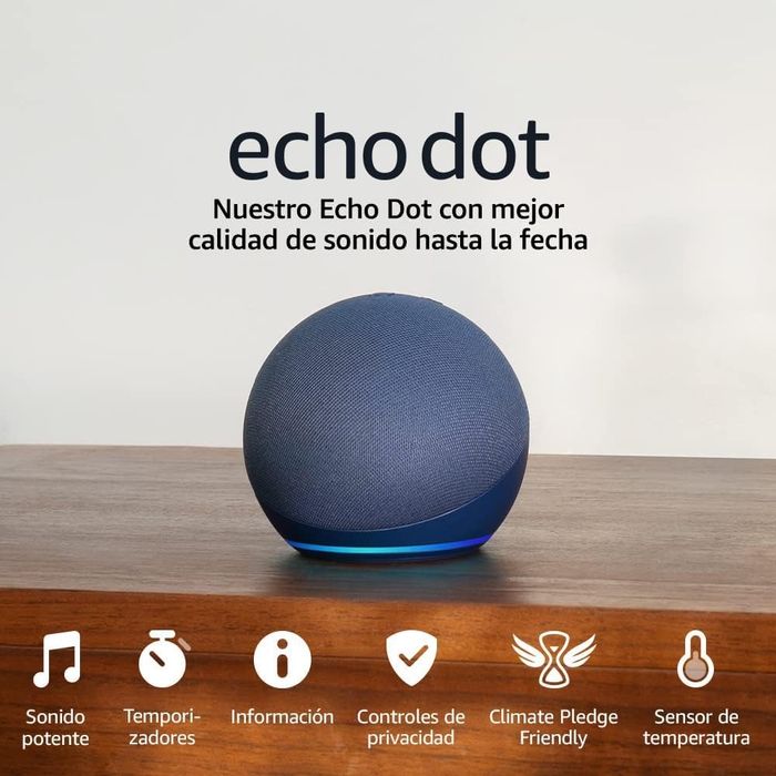 Echo Dot (5ª geração) | Alto-falante inteligente Wi-Fi e Bluetooth com Alexa,