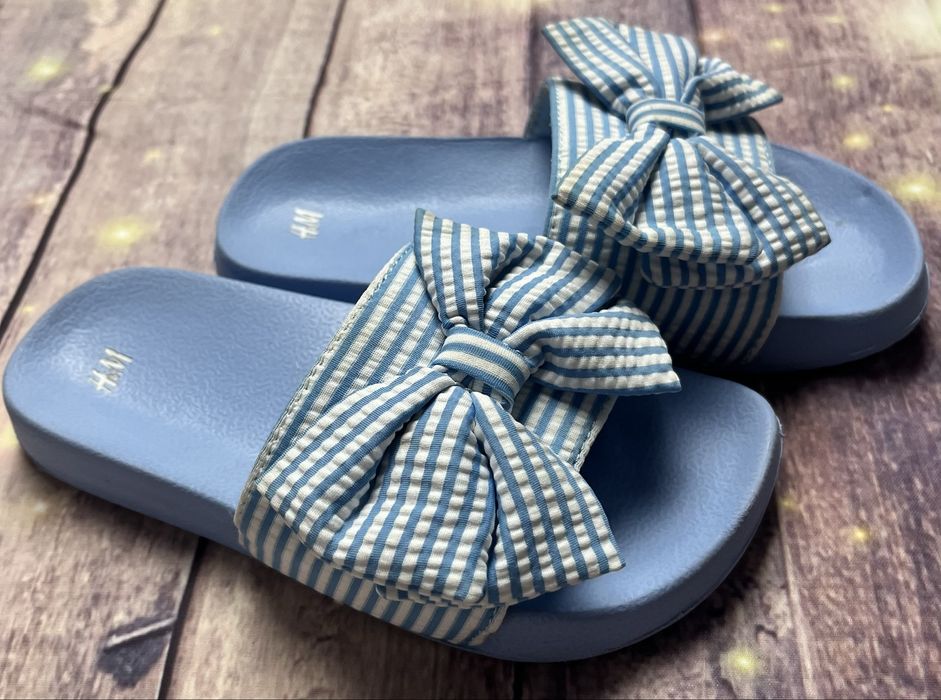 Klapki dziewczęce H&M r. 28/29