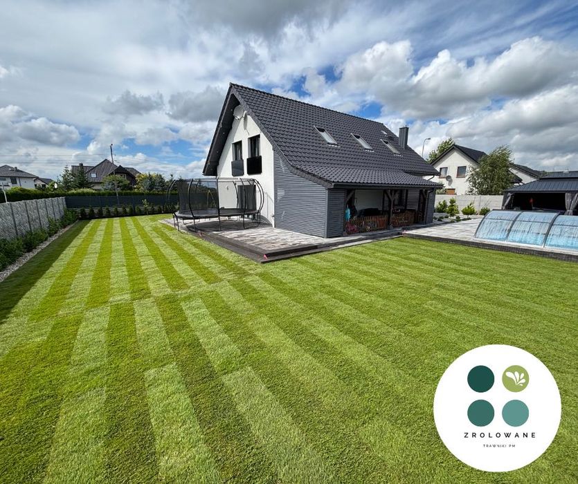 Trawa z rolki, zakładanie trawników, systemy nawadniające, brukarstwo