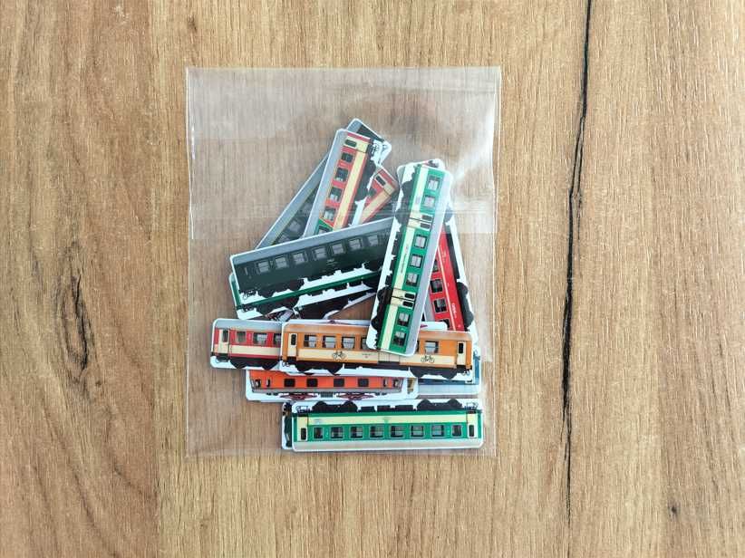 Magnesy w kształcie pociągów – super zabawa Magnesiki-Kolejowe.pl