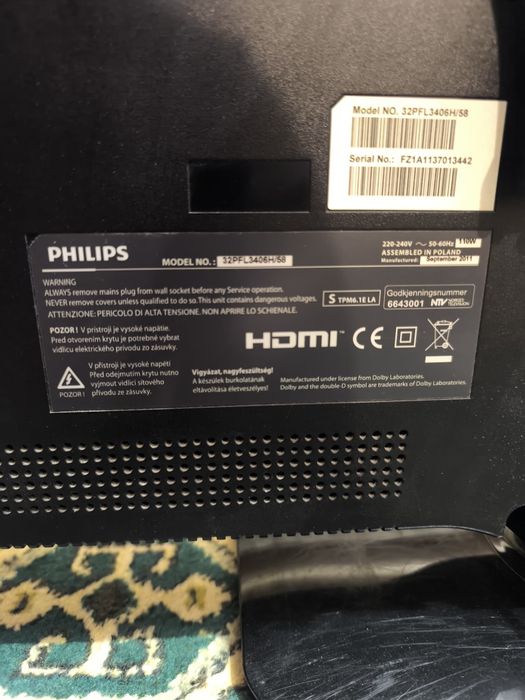 Продам Philips 32PFL3406H/58