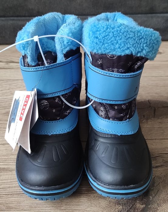 Buty zimowe ocieplane śniegowce chłopięce kosmos 28 nowe
