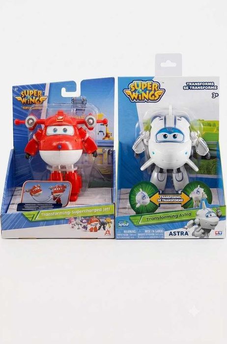 Фигурка-трансформер Супер крылья Джетт Пауль Астра Super Wings