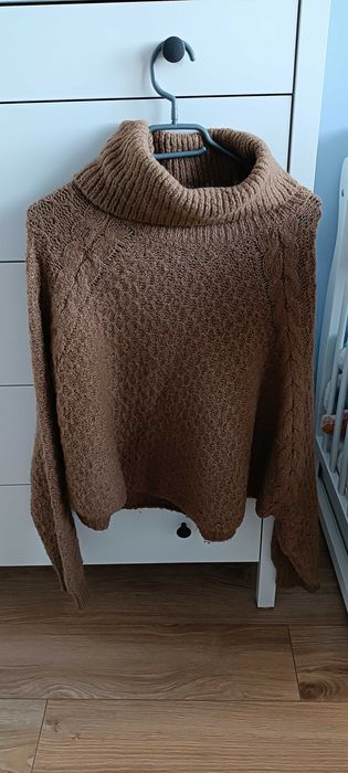 Sweter golf ciepły rozmiar M