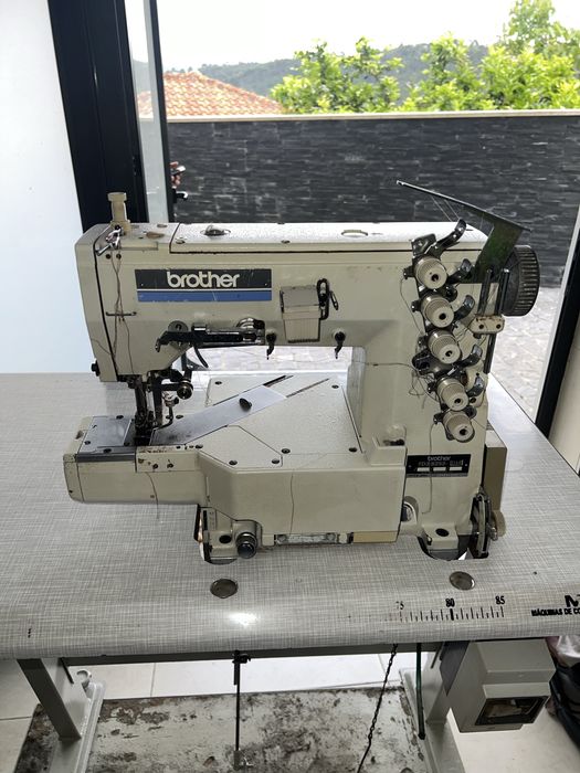 Maquina brother recobrimento
