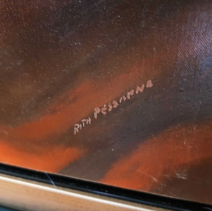 Quadro Óleo Sobre Tela Rita Pessanha