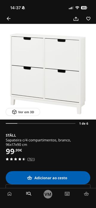 Sapateira do ikea