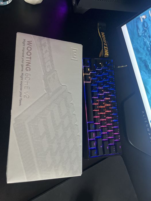 Магнітна клавіатура Wooting 60HE V2 Aluminium (Стан нової, 1 міс)+380631445111