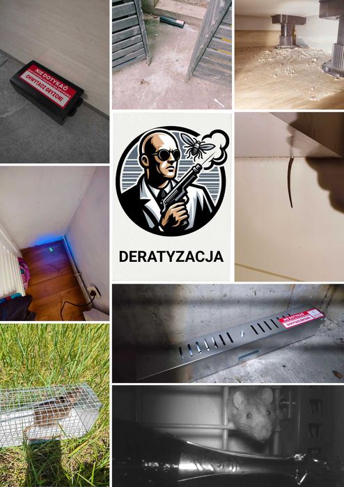 DDD usuwanie zwalczanie myszy szczurów pluskwy dezynsekcja deratyzacja