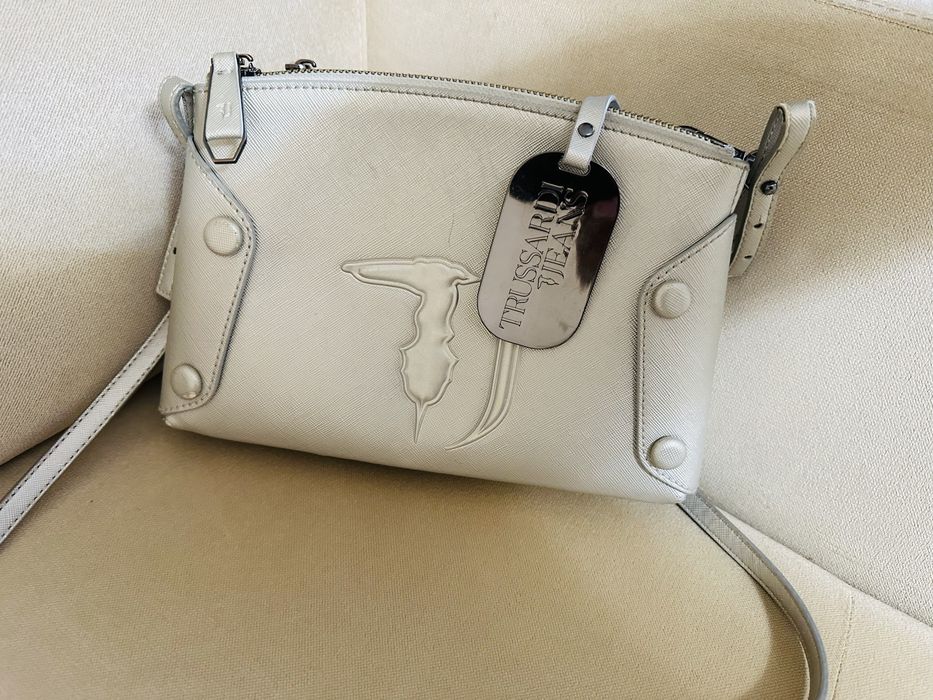 Сумка Trussardi срібло оригінал