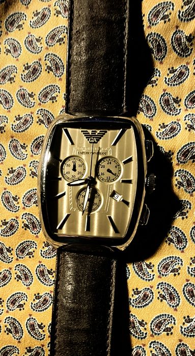 Zegarek na rękę Emporio Armani Skórzany Warszawa zamiana na smartwatch