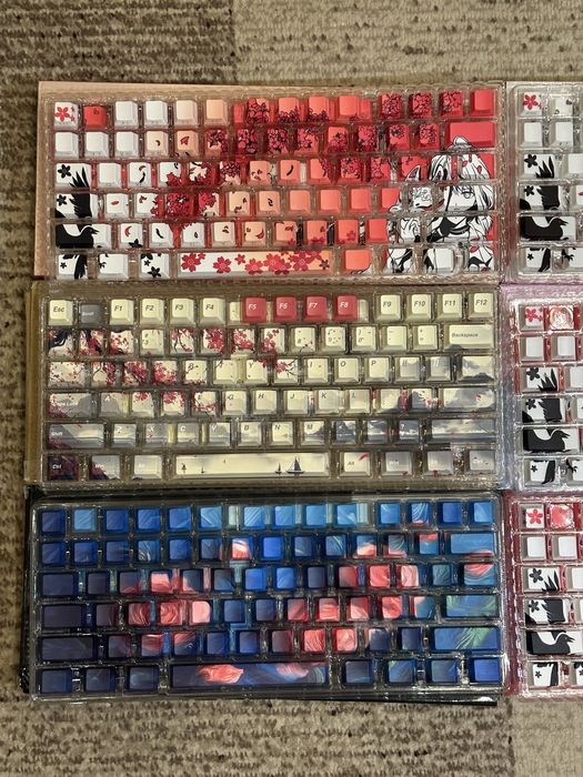 ‼️ Набори клавіш, кейкапи, keycaps, клавиши, клавіши, червоні білі