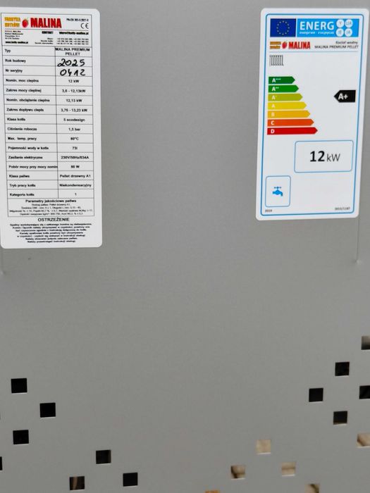 Kocioł na pellet 12kW -> 5 klasa, zapalarka gratis