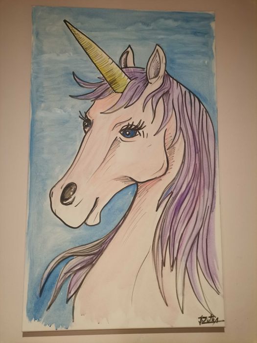 Pintura / Decoração quarto criança unicórnio