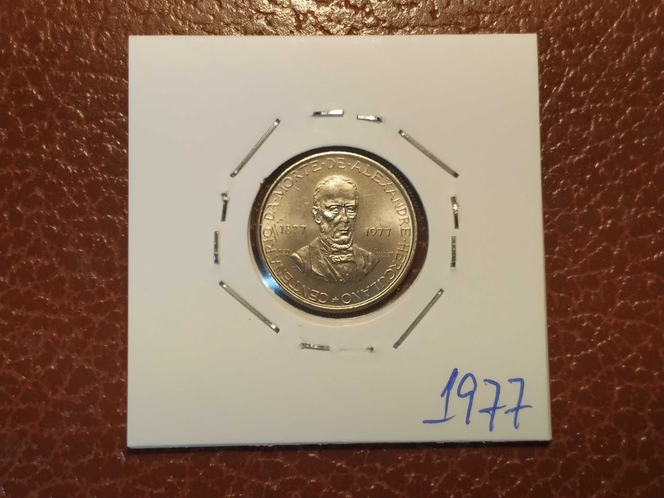 787 Moeda de 2,5 escudos de 1977 Alexandre Herculano - Portugal