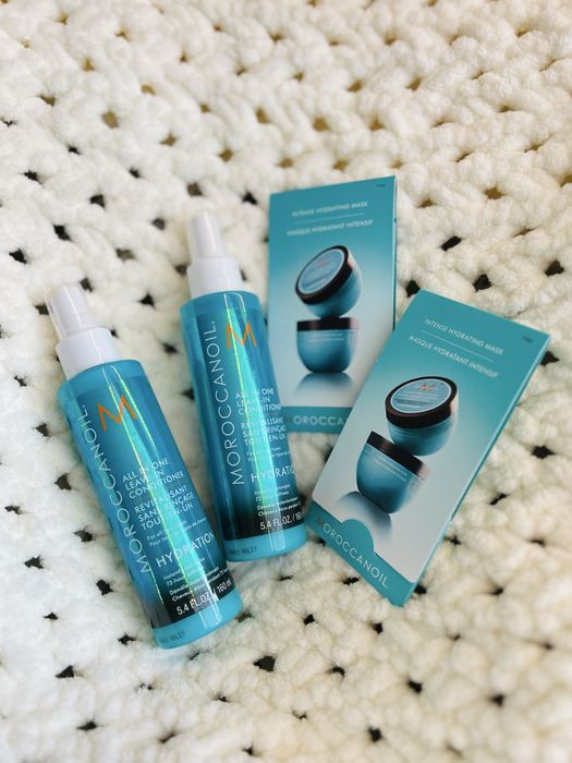 Незмивний зволожуючий кондиціонер маска для волосся Moroccanoil