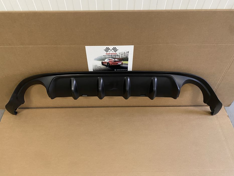 SPOILER DIFUSOR 4 SAÍDAS ESCAPE PALA ABA VW GOLF 7.5 TCR GTI R NORMAL