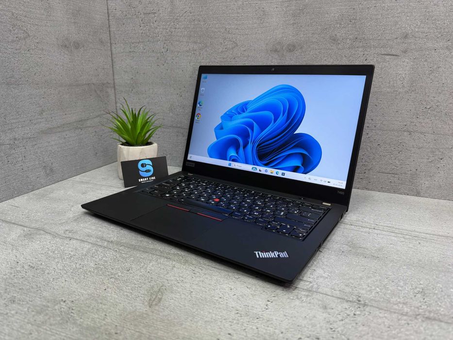 8gb ddr4/Стильний ноутбук Lenovo T495/Ryzen 5/14"/256gb ssd