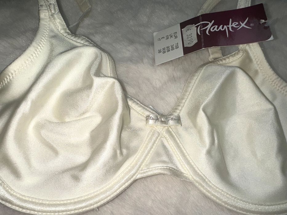 Playtex kremowy biustonosz nowy 75 B