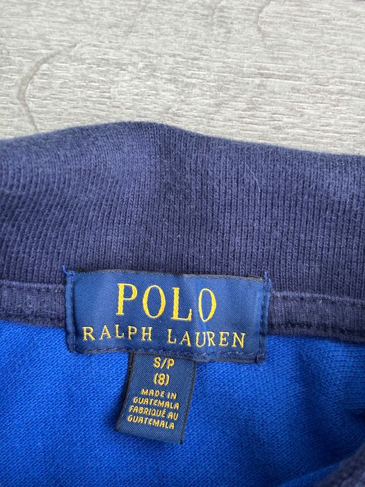 Дитяча Футболка Поло Майка Джерсі Теніска Поло Ральф Лорен Polo Ralph Lauren PRL CLUB Challenge Cup 8 Років Оригінал