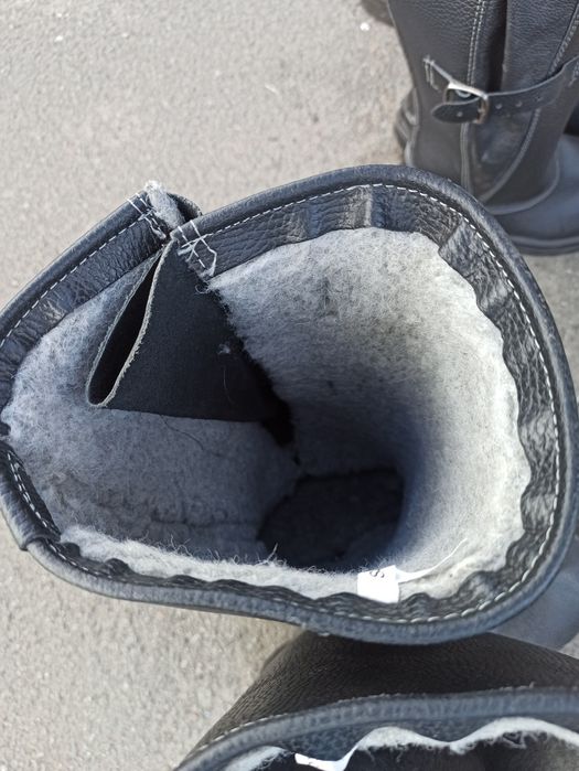 Сапоги Кожаные на меху 42 р.