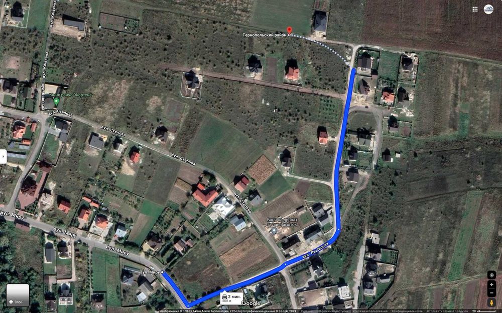 ділянка 0,335 га під будівництво будинку і котеджів у Байковецькій ОТГ