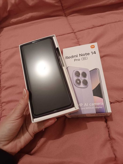 Redmi note 14 pro 5g 512Gb Lavender Purple NA CAIXA com FATURA