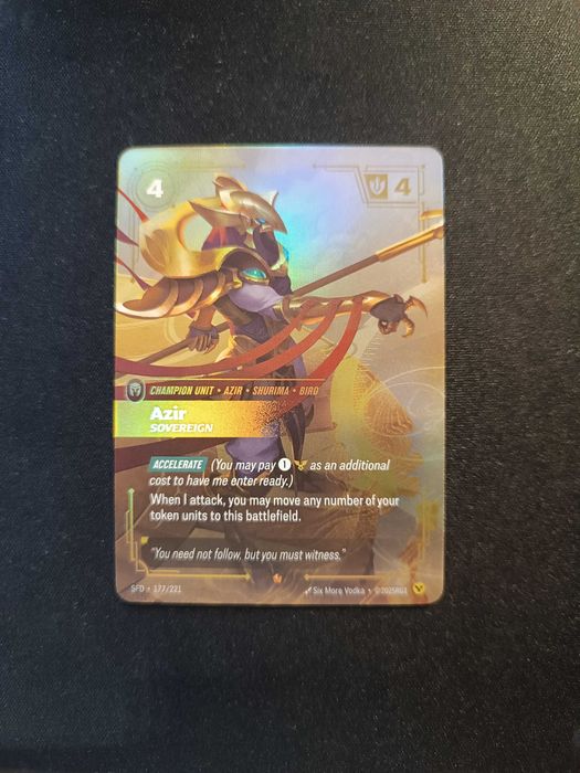 Karta Riftbound Azir, Sovereign (V.1 - Epic) Mirosławice • OLX.pl