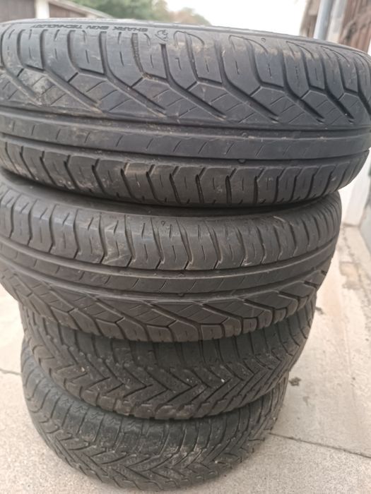 Felgi stalowe 14cali 5x100 plus opony i kołpaki SKODA