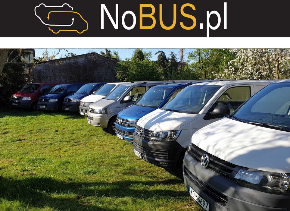 Wynajem BUS 7 9 miejsc wypożyczalnia brygadówka crafter master doka