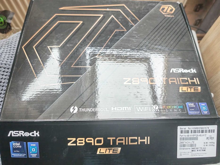 Płyta ASRock Z890 Taichi Lite pod procesor Intel Core Ultra